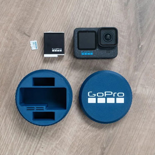 GoPro case with 2 batteries and SD cards made to order