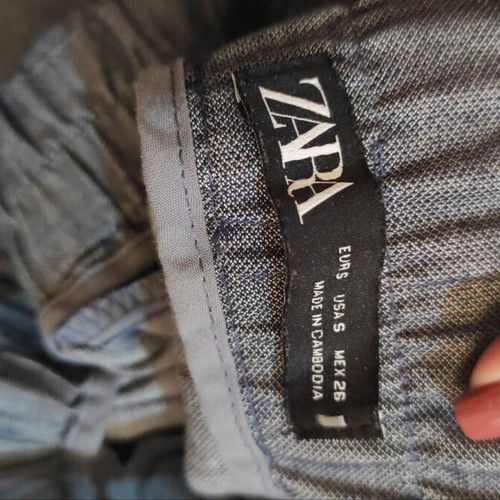 Zara women's pants grey like new, size S