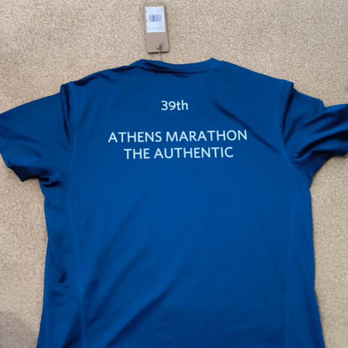 Μπλούζα Adidas επίσημη για Μαραθώνιο Αθήνας 2022 καινούργια, medium