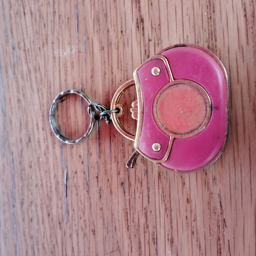 Vintage crocodile bag keychain from the 90s new