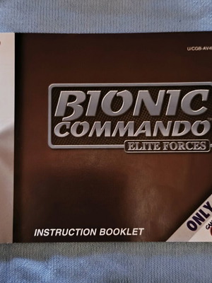 Bionic Commando: Elite Forces Game Boy Color instruction booklet like new