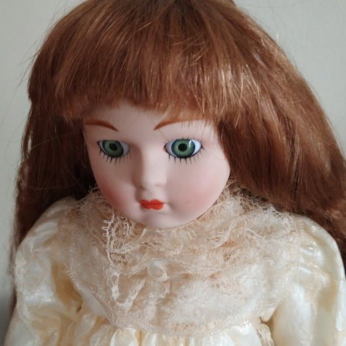 Porcelain doll Megan 40cm new Heritage Mint