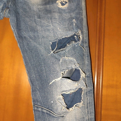 Back2Jeans men's jeans used, vintage with rips, size 30