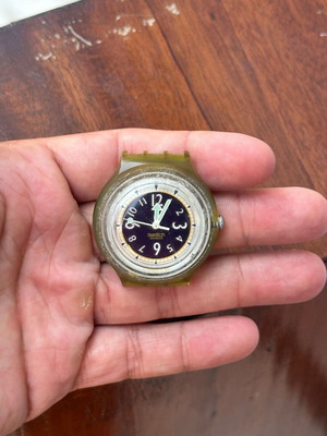 Vintage Swatch Swiss AG 1994 wristwatch 34mm, blue