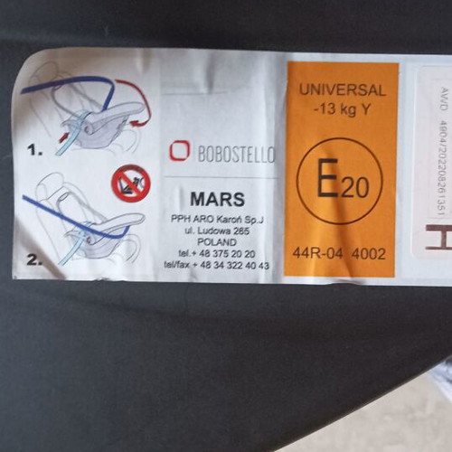 Bobostello Mars Baby Car Seat 0-13kg like new with stroller adapters