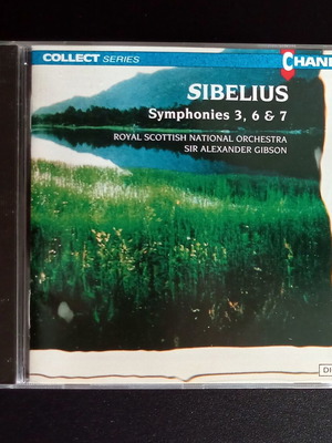 Sibelius Symphonies 3, 6, 7 CD used, classical