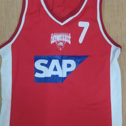 Olympiacos basketball jersey used
