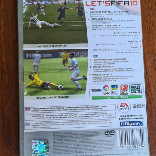 FIFA 2010 Playstation 2 used, Platinum