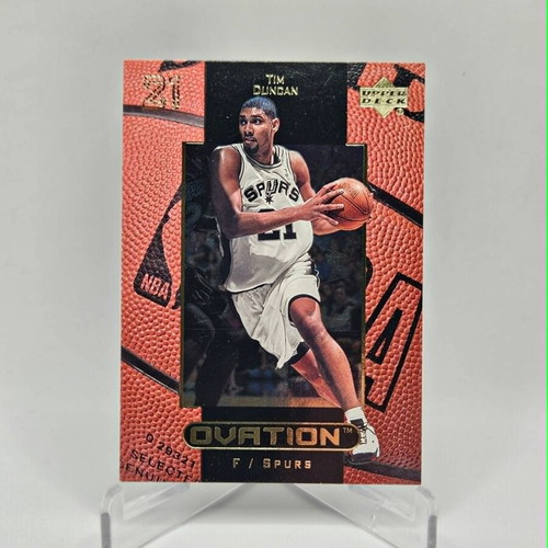Upper Deck Tim Duncan Ovation card like new