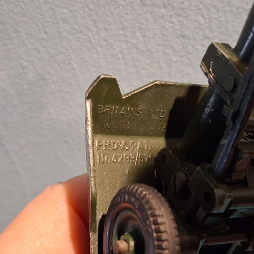 Cannon military toy used from 60-70s decade
