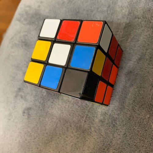 Rubik magic cube 6x6cm used, vintage 80s