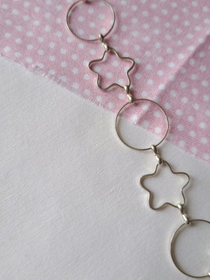 Metal bracelet made to order, silver color