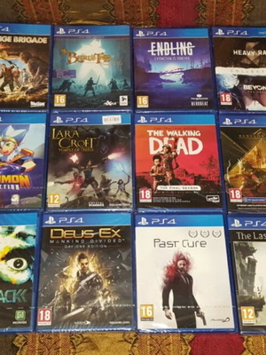 PS4 Games new sealed and some used in excellent condition