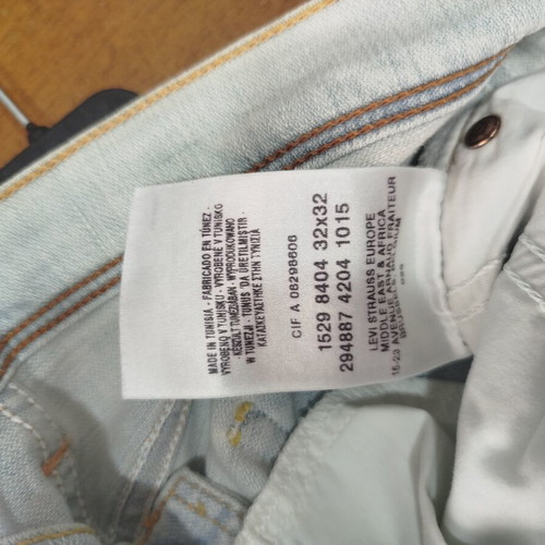 Levi's jeans new, low rise bootcut, blue turquoise