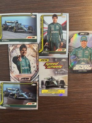 Topps Chrome Formula 1 2025 Lance Stroll Aston Martin Pack 6 Cards New