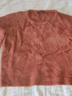 Brown blouse used, size S