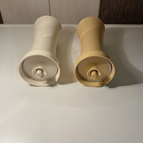 Tupperware vintage serving containers for oil and vinegar, like new