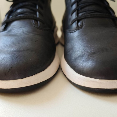 Geox U Aerantis A leather shoes, size 39, black