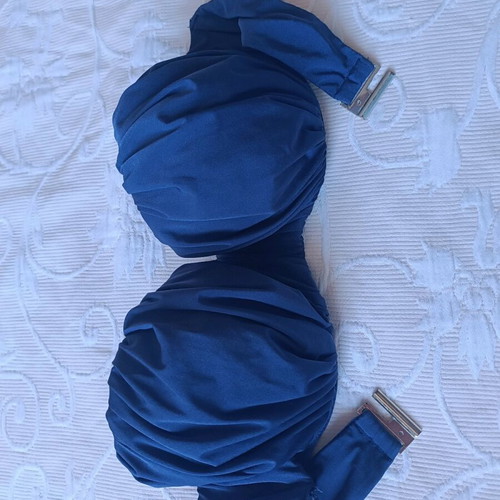 H&M swimwear top like new, blue, sizes M and L