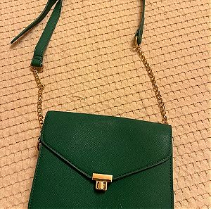 Benetton τσάντα πράσινη