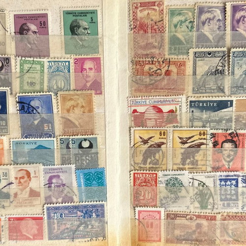 Lot of 320 stamps used and mint from multiple countries since 1911
