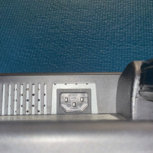 LG Monitor used with VGA and power cables, adjustable stand