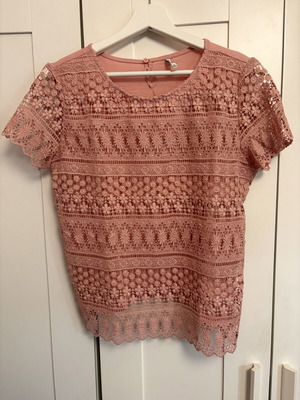 Pink blouse like new, size L
