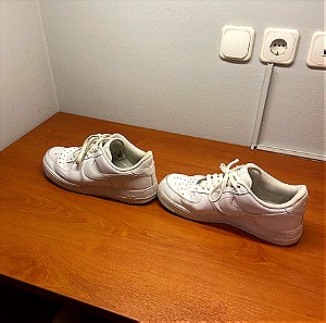 Nike Air Force 1 παπούτσια άσπρα