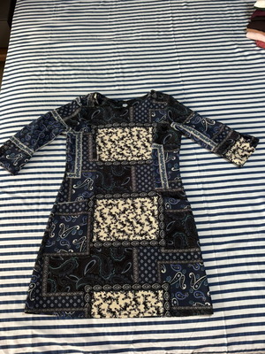 Dress Ovs Fashion like new, blue multicolor, size S