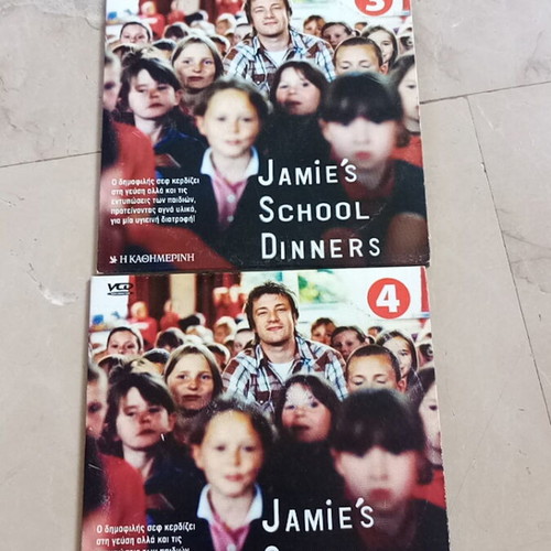 Jamie's School Dinners DVD pack of 2 like new