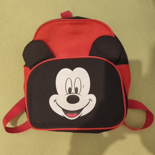 Mickey red preschool backpack used, excellent condition