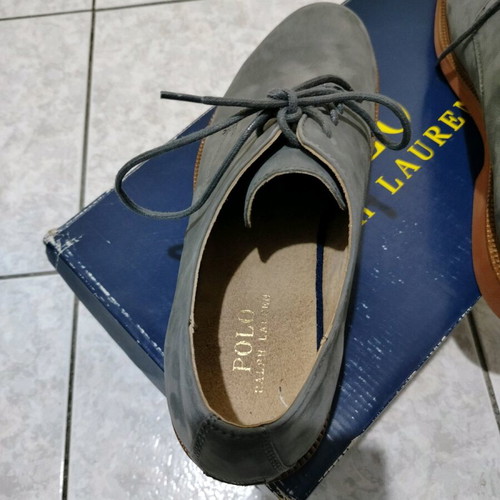 Ralph Lauren Torrington NT grey shoes like new, size 45