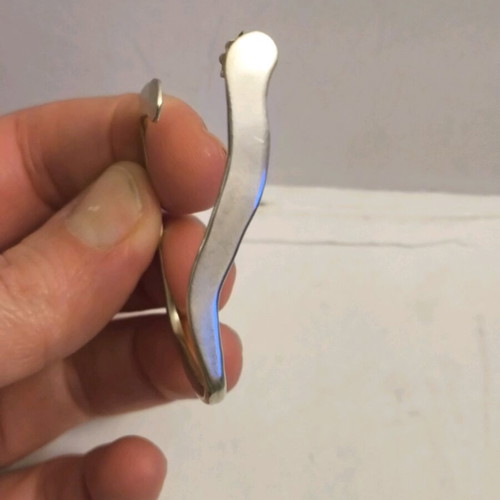 Silver 925 handmade earrings with unique design like new