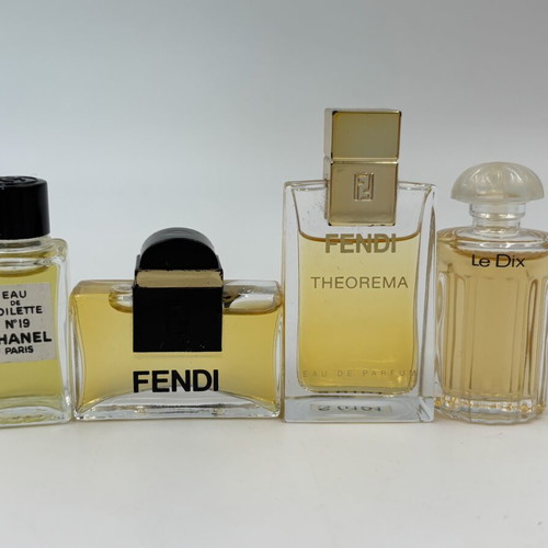 Vintage Miniature Perfumes Chanel Fendi Balenciaga set like new