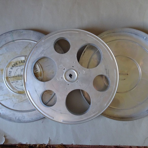 16mm Aluminum 1200ft Reel with Original Box CINEMAXA used