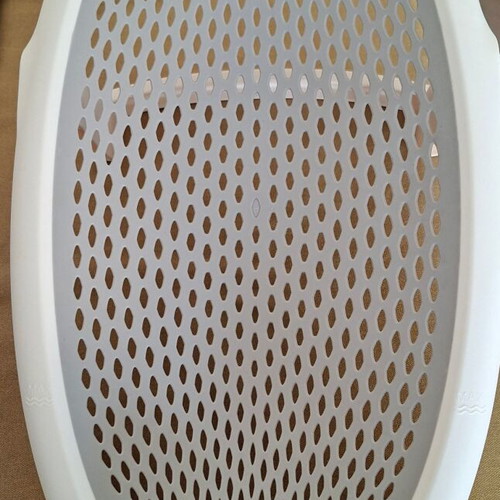 Baby bath tub foldable silicone gray white Prémaman like new