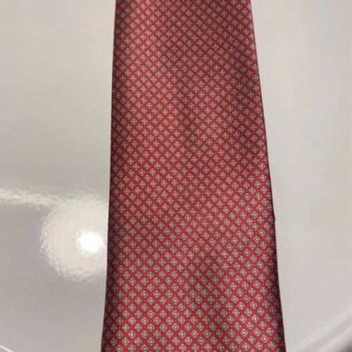 Tie new red Nuova moda italiana 100% polyester
