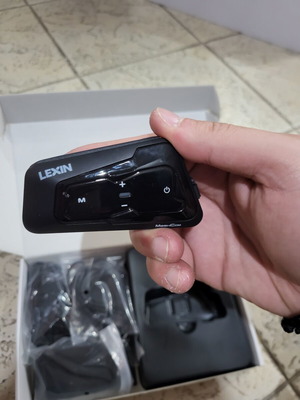Lexin MeshCom LX-MTX Bluetooth Motorcycle Headset new