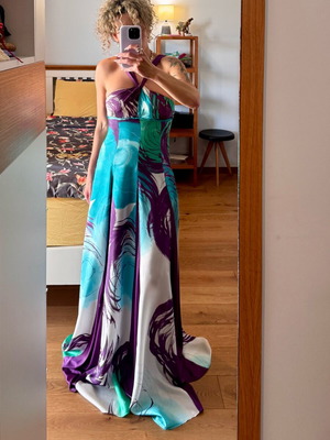 Pinko Maxi Dress like new, size S, multicolor