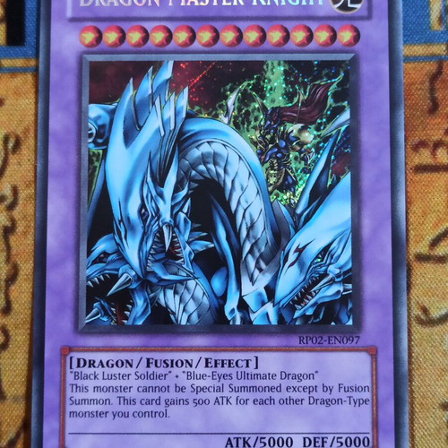 Dragon Master Knight Secret Rare Yugioh card like new