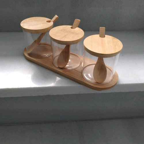Storage container set of 3 new for coffee, sugar, tea