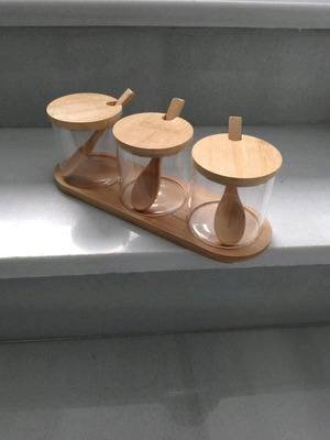 Storage container set of 3 new for coffee, sugar, tea
