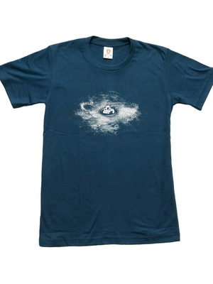 T-shirt Astronaut screen print, 100% cotton, new, sizes S and M