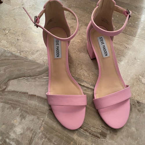 Steve Madden sandals size 37 new pink leather