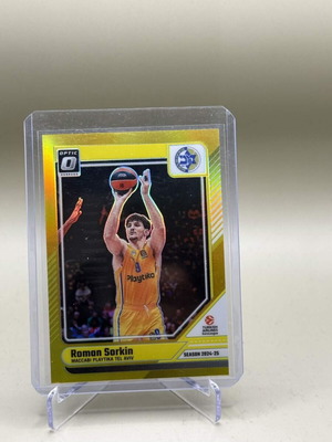 Roman Sorkin Donruss EuroLeague 2024-25 Optic Gold Card like new