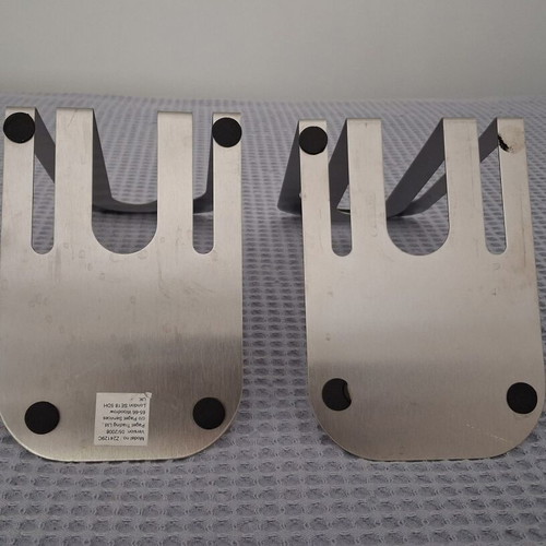 Bookends silver color, set of 2, like new