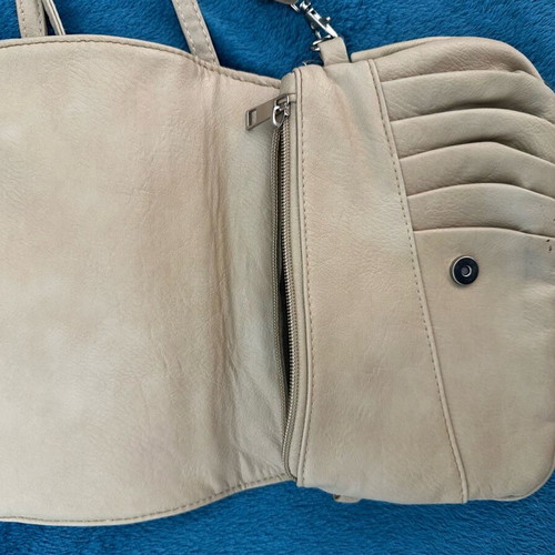 Women's crossbody bag used, beige