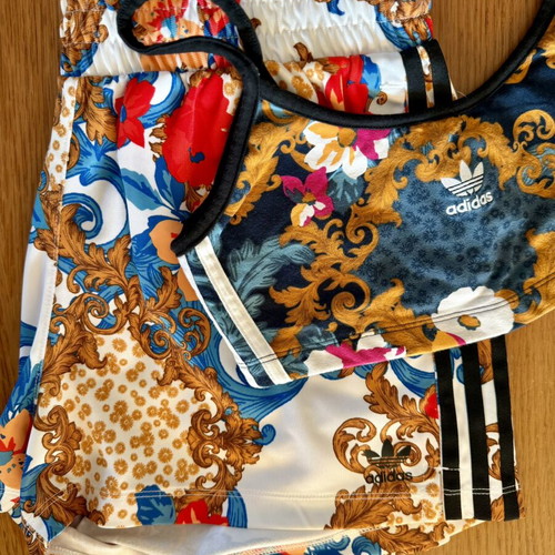 Adidas women's floral set like new, sizes 38 and 40
