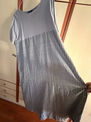 Grey dress XL striped, like new