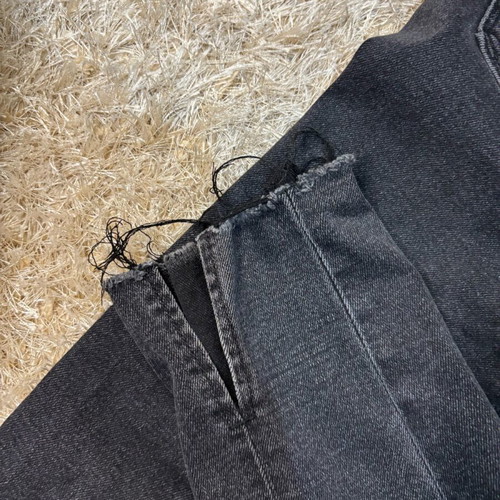 Jean slim fit used, black Stradivarius size S